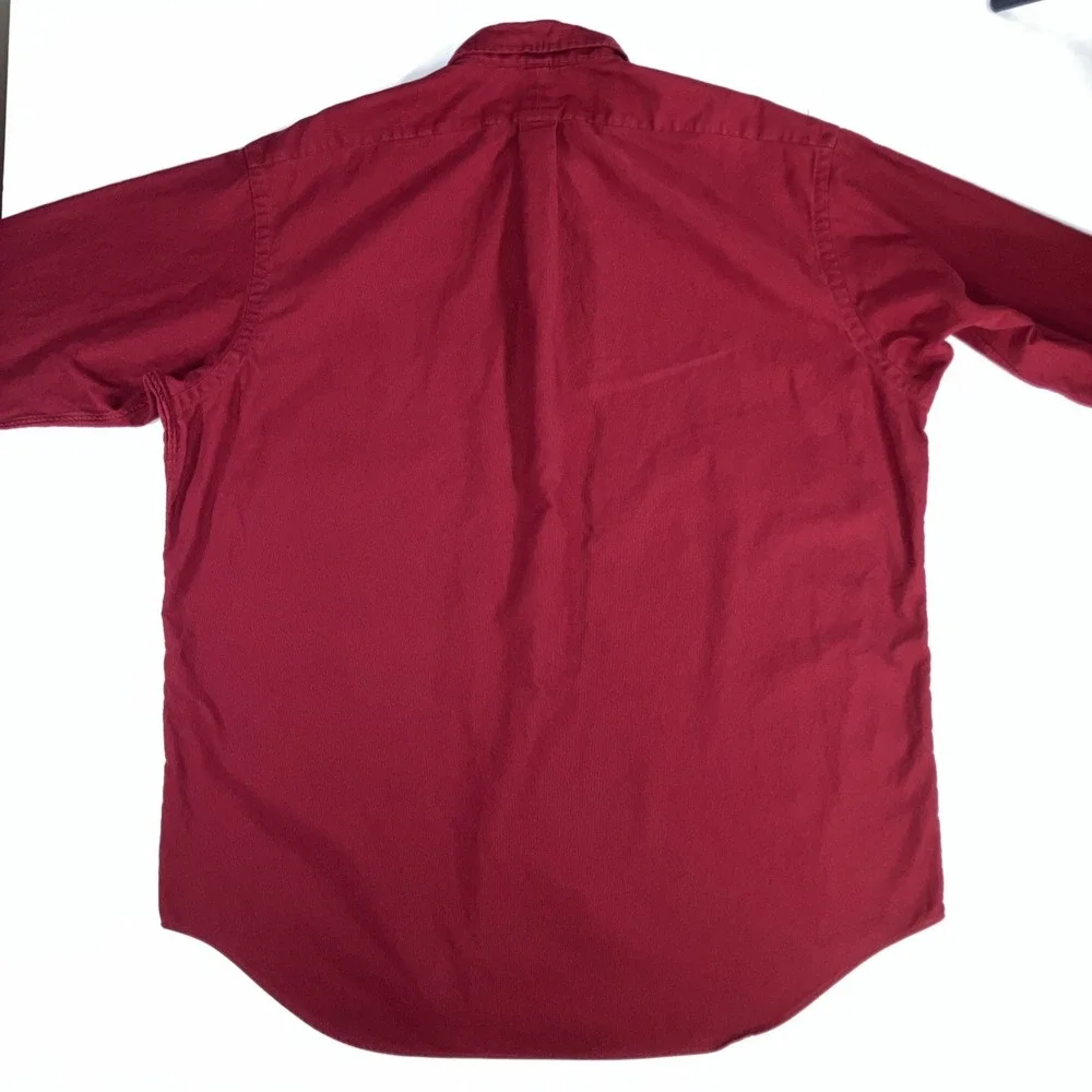 Vintage Polo Ralph Lauren Blake Mens XL Red Pinwale Corduroy Relaxed Fit